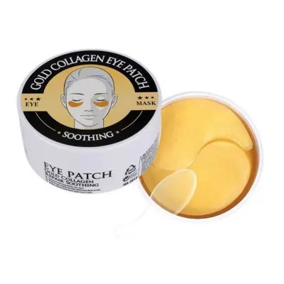 Set 60 Plasturi Hidrogel pentru Ochi, cu Aur, Colagen si Spirulina, Wokali, Eye Patch