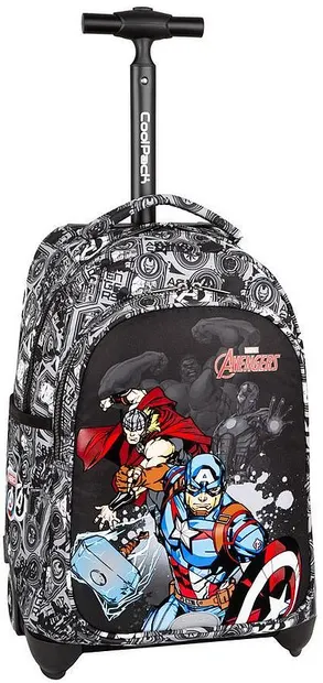 Ghiozdan școlar cu roți Cool Pack Jack - The Avengers, 24 l