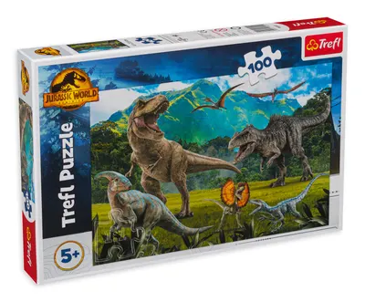 Puzzle Trefl din 100 de piese - Parcul Jurassic