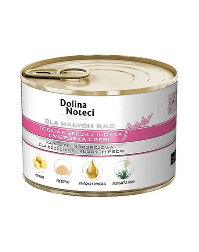 DOLINA NOTECI Premium Junior cu curcan și gâscă, pentru pui de talie mică 185g