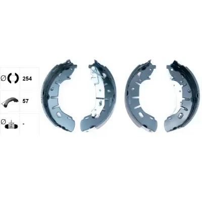 Set saboti frana TEXTAR 91079300
