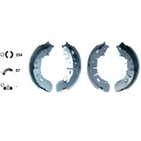 Set saboti frana TEXTAR 91079300