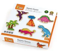 Set de magneți din lemn Viga - Dinozauri