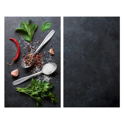 Protecții de aragaz 2 buc. din sticlă temperată 52x30 cm Basil – Allstar