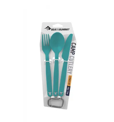 Tacamuri camping - drumetie Sea To Summit Charcoal - set 3 bucati cu carabina