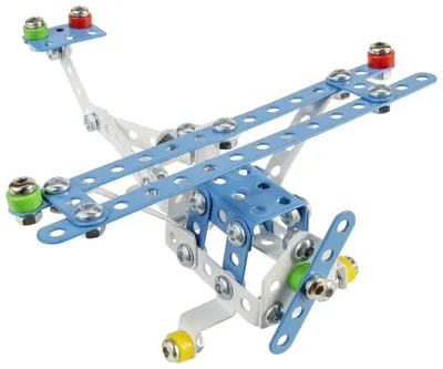 Constructor de metal Alexander - Avion, 141 piese