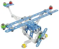 Constructor de metal Alexander - Avion, 141 piese