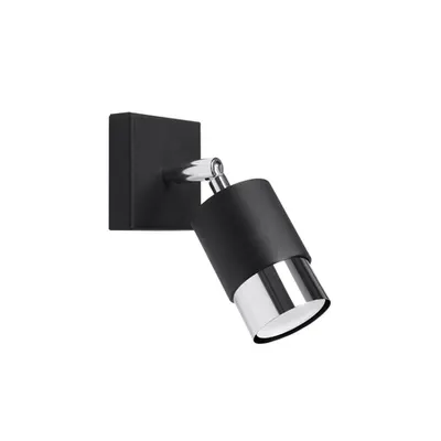 Aplica NERO negru/crom