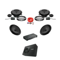 Pachet difuzoare auto cu subwoofer Audi A3 8L facelift 2000 - 2003 Audison Prima 1000 W
