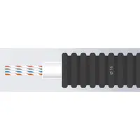Tub flexibil precablat 16mm UTP CAT5E 100m – cablu solid LSZH