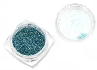 Pulbere cu sclipici de brocart Em art - Albastru, 0.2 mm