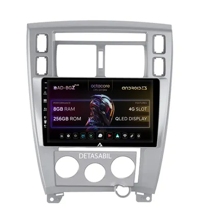Navigatie Hyundai Tucson (2004-2009), Android, Z-Octacore 8GB RAM + 256GB ROM, 10.1 Inch - AD-BGZ10008+AD-BGRKIT200