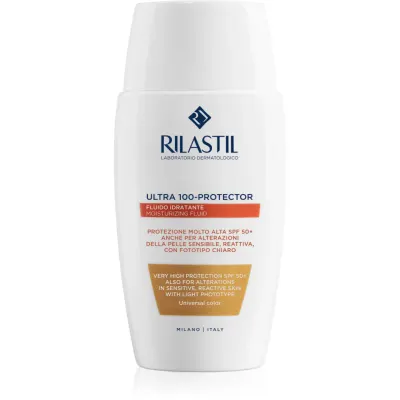 Rilastil Ultra 100-Protector fluid protector tonifiant pentru față SPF 50+ 50 ml