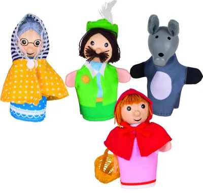 Set de 4 marionete pentru degete