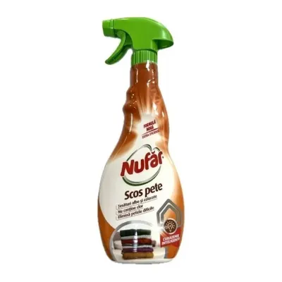 Solutie Scos Pete pentru Tesaturi Albe si Colorate Nufar, fara Clor, 500 ml