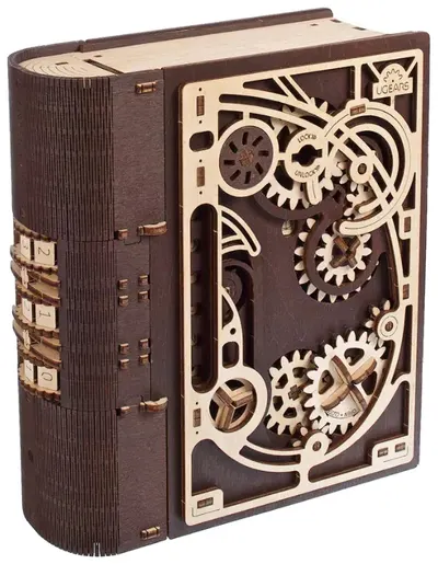 Puzzle 3D din lemn Ugears din 263 piese - Cartea Secretelor
