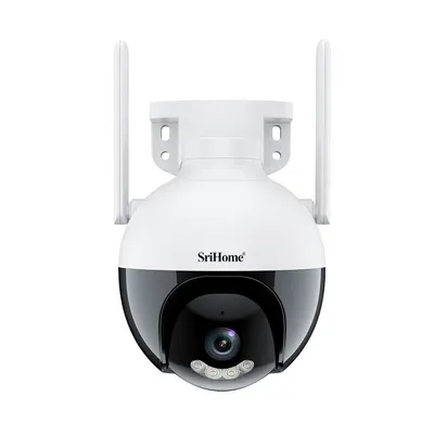 Camera Supraveghere Wireless 1080P SriHome SH045 Pan/Tilt Audio Card