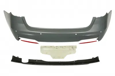 Bara spate model pachet M, complet, cu locas senzori parcare, grunduit potrivit BMW Seria 3 F30, F80, 3 F31 2011-2019