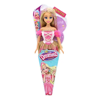 Papusa printesa cu par blond si rochie roz, Dreameez