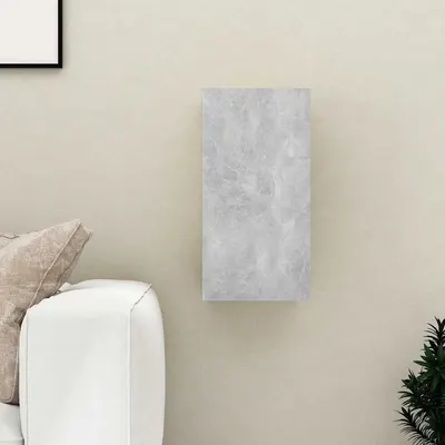 vidaXL Comodă TV, gri beton, 30,5x30x60 cm, lemn prelucrat