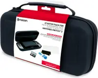 Husă si protector Nacon - Starter Pack, negru (Nintendo Switch 2)