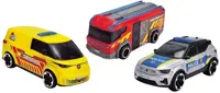 Set de mașinuțe Dickie Toys - SOS mașini, 1:36, 3 buc