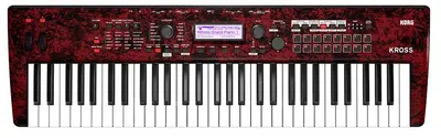 Sintetizator Korg - KROSS 2 61, roșu/negru
