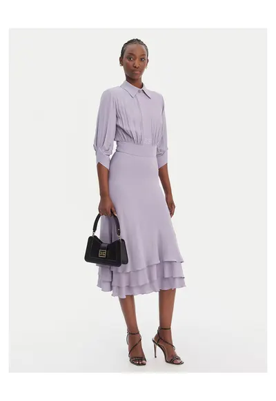 Rochie de cocktail - fermoar - Violet