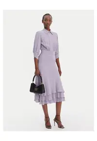 Rochie de cocktail - fermoar - Violet