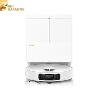 Aspirator robot cu mop MOVA E50 Pro Ultra Robot Vacuum, 30.000 Pa, 5.200mAh, 200 min, MaxiReach™, statie inteligenta, White