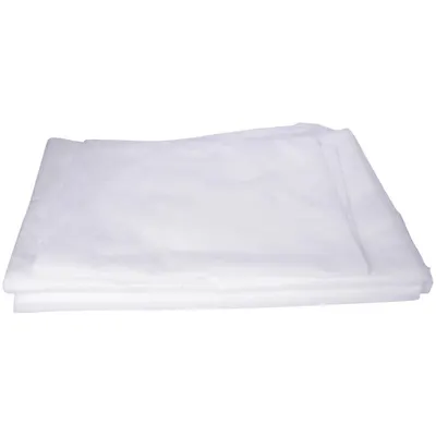Set Lenjerie Pat, Unica Folosinta, 200 cm x 160 cm, Cearsaf Pilota si Pat, 2 Fete Perna 50 x 70 cm, Alba