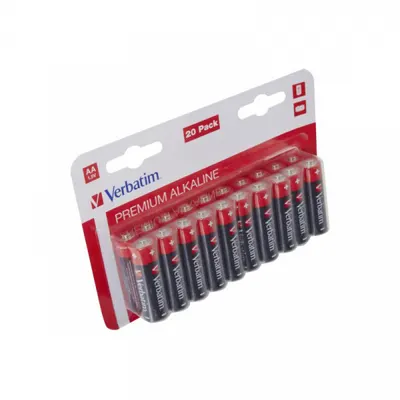 Baterie Verbatim Premium, AA / LR6, Set 20 bucati 49877