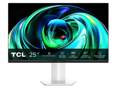Monitor Gaming TCL 25G54, 24.5", 1920 x 1080 pixeli, White, 2 ani Garantie