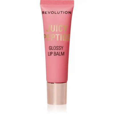 Revolution Juicy Peptide Lip Balm balsam de buze cu peptide culoare Shimmer Mai Tai Pink 8 ml
