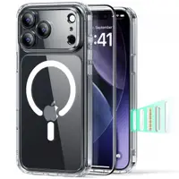 Husa MagSafe pentru Apple iPhone 17 Pro Max, ESR, Classic Hybrid with Screen Protector, Transparenta