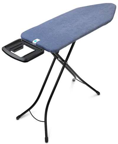 Masă de călcat cu suport masiv pentru fier de călcat Brabantia - Denim Blue, C 124 x 45 cm