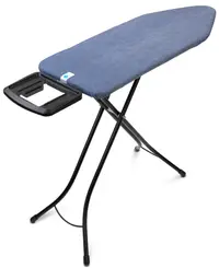 Masă de călcat cu suport masiv pentru fier de călcat Brabantia - Denim Blue, C 124 x 45 cm