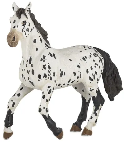 Figurina Papo Horses, foals and ponies – Iapă, rasa Appalachian, neagra