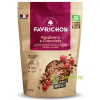 Musli Crocant cu Zmeura si Ciocolata fara Gluten Ecologic/Bio 375g