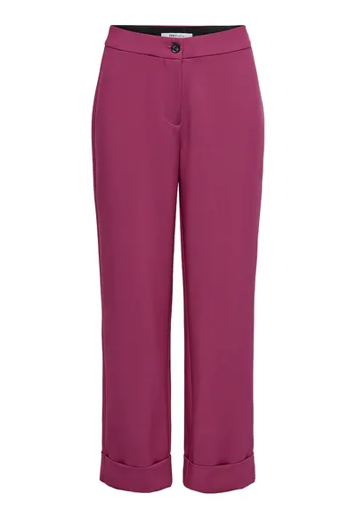 Pantaloni dama 15338822 - Poliester reciclat/Poliester - Mov - Mov
