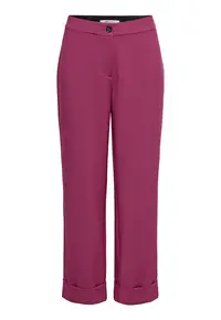 Pantaloni dama 15338822 - Poliester reciclat/Poliester - Mov - Mov