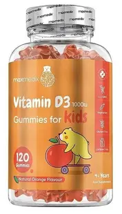 Vitamin D3 Gummies, 120 tablete de jeleu, Weight World