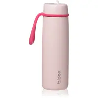 b.box Stainless Steel Thermos Bottle sticlă termos cu pai Pink Paradise 1 buc