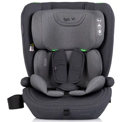 Scaun auto pentru copii Chipolino Tycoon Cloud i-Size 76-150 cm, tetiera reglabila, husa detasabila, suport pahar
