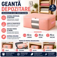 Geanta pentru depozitarea hainelor 52x35x16 cm