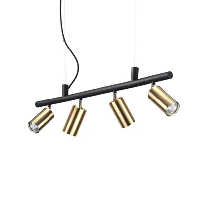 Corp de iluminat suspendat, lustra DYNAMITE SP4 OTTONE SATINATO