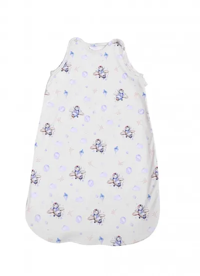 Sac de dormit de vara 95 cm bumbac ranforce aeroplane