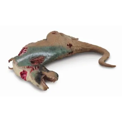 Figurina dinozaur cadavru de Tyrannosaurus pictata manual XL Collecta