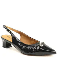 Pantofi dama piele naturala 58038 - Negru
