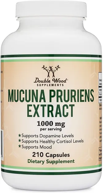 Mucuna Puriens Extract, 210 capsule, Double Wood
